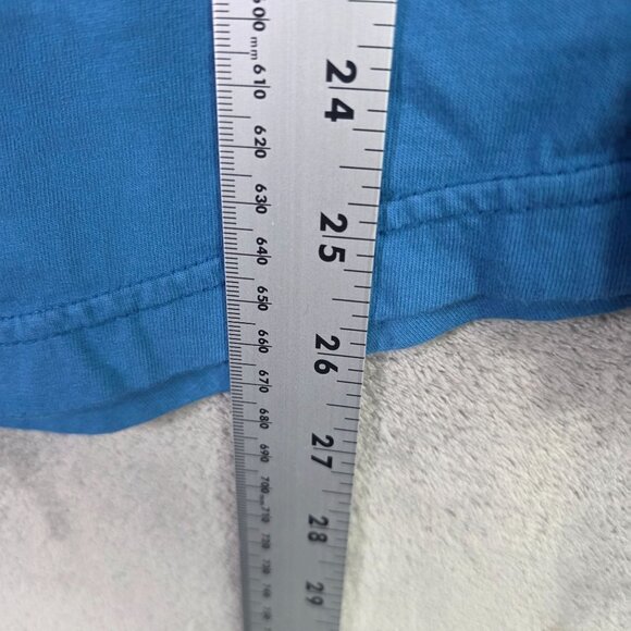 Mens American Eagle Blue Pullover Hoodie Super Soft Standard Fit Long Sleeve M - Picture 6 of 7